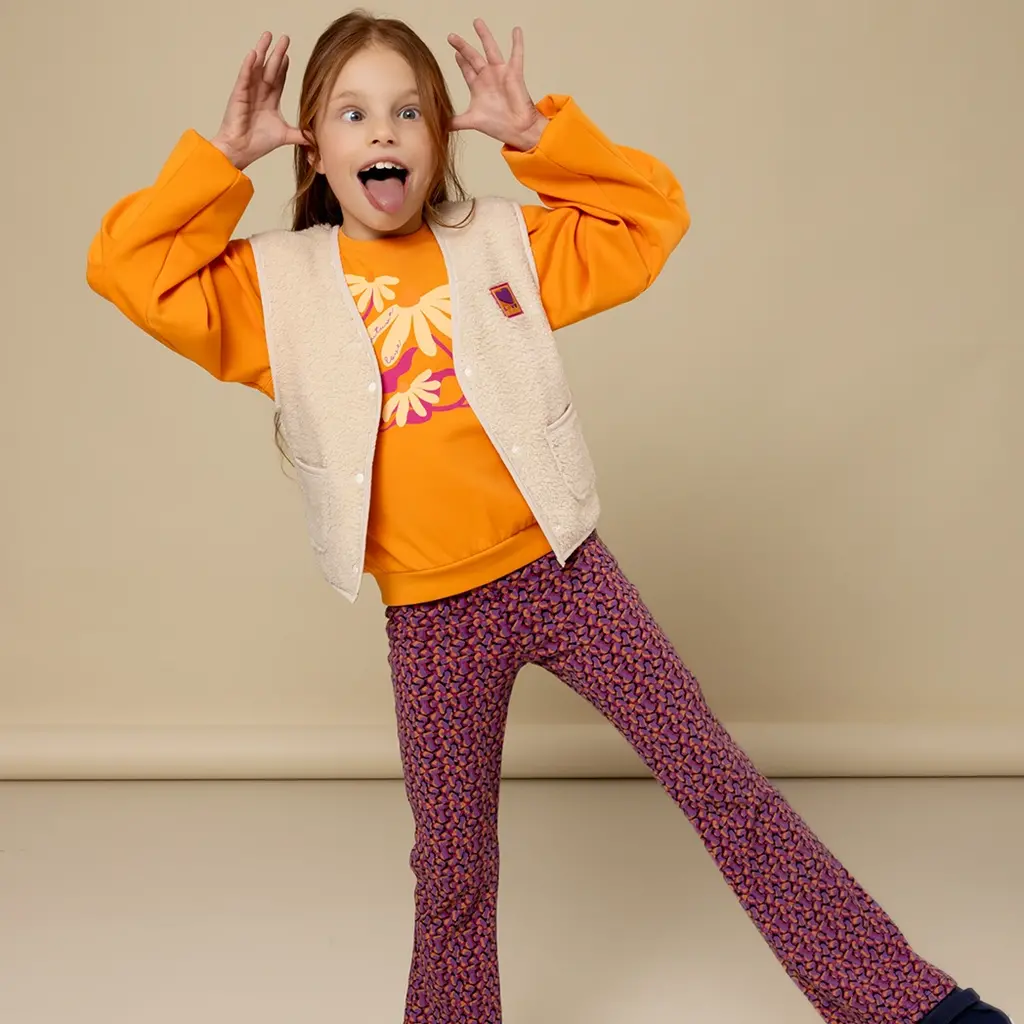 Gilet teddy (dove white)