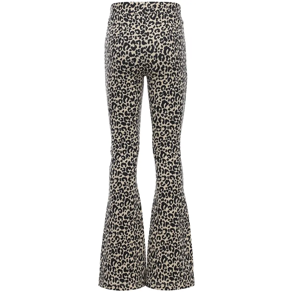 Broek flared (sandy leopard)