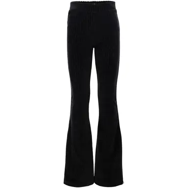 Broek flared velvet (graphite)