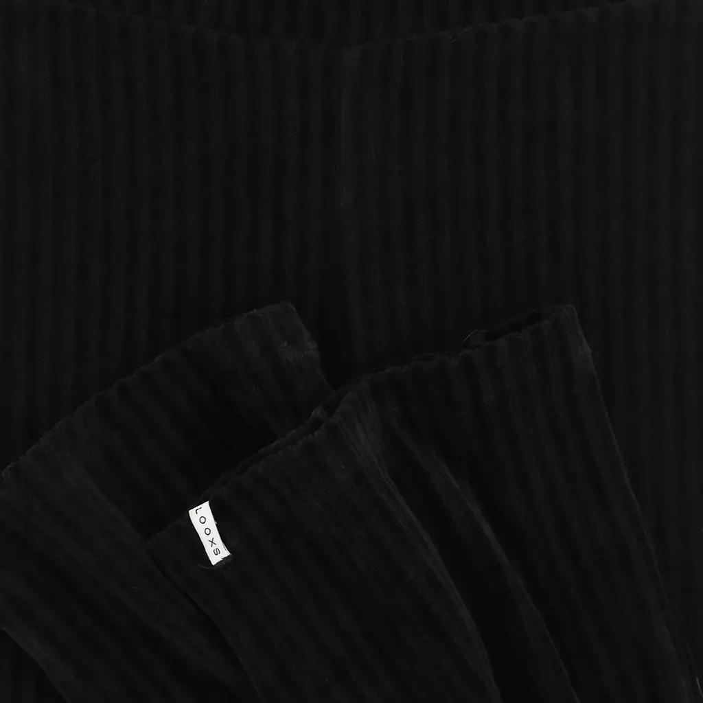 Broek flared velvet (graphite)