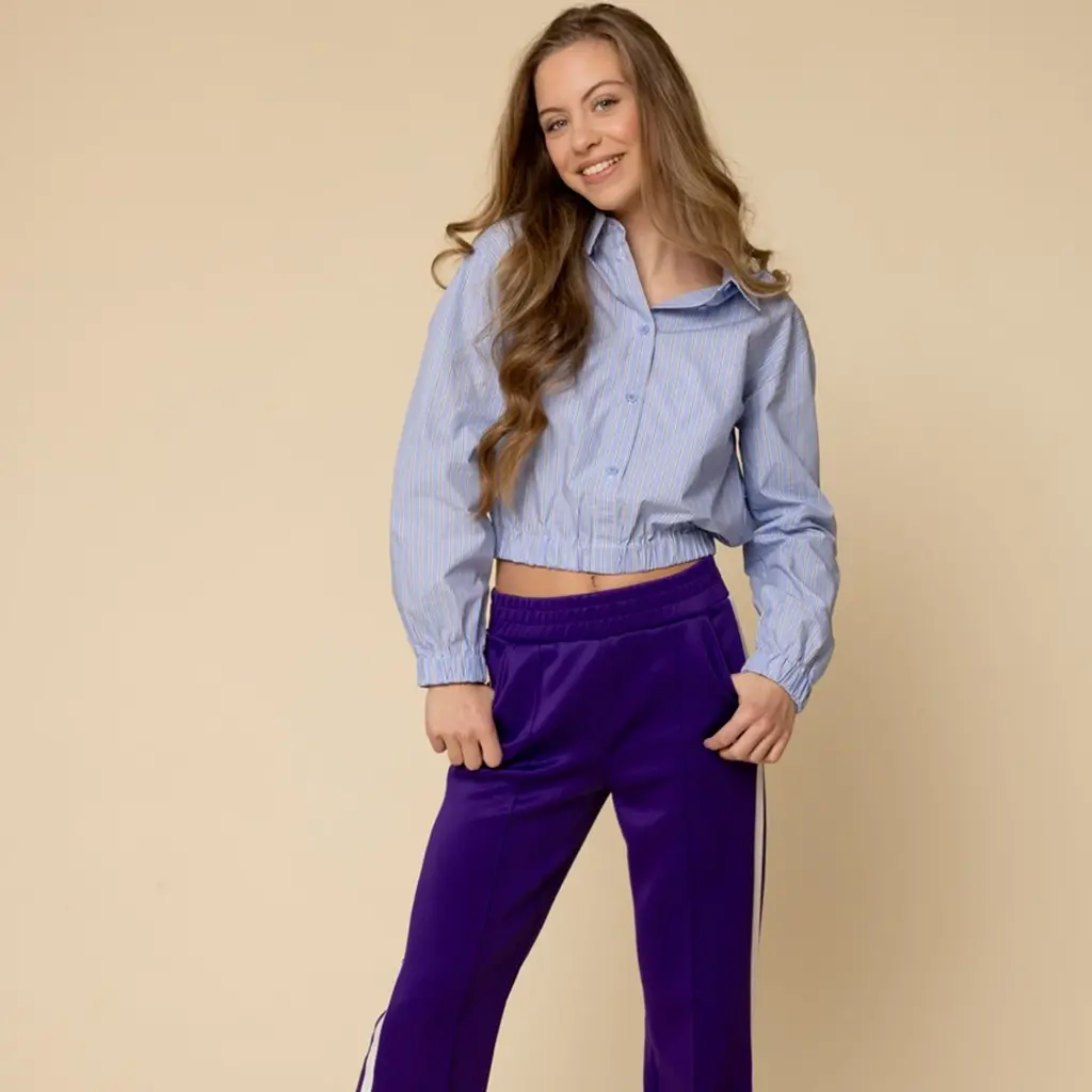 Broek shiny (violet)