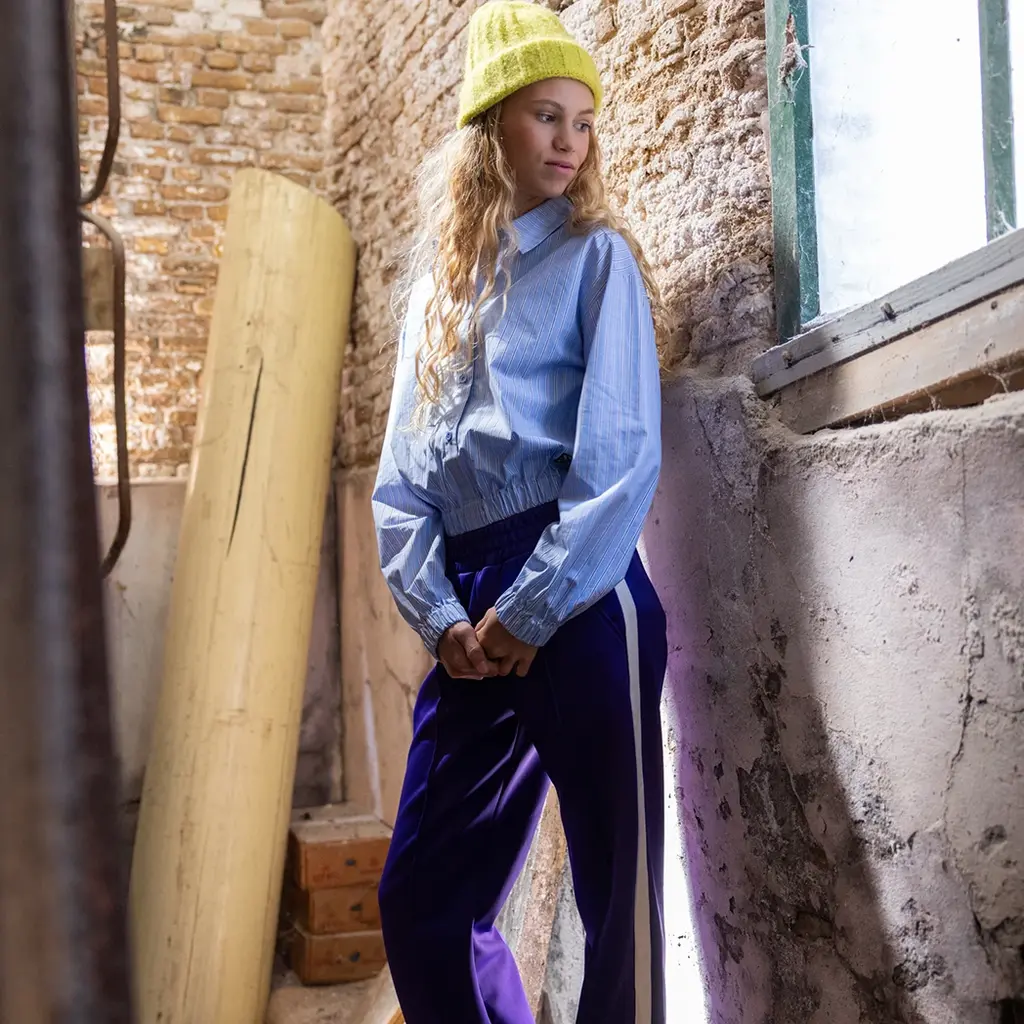 Broek shiny (violet)