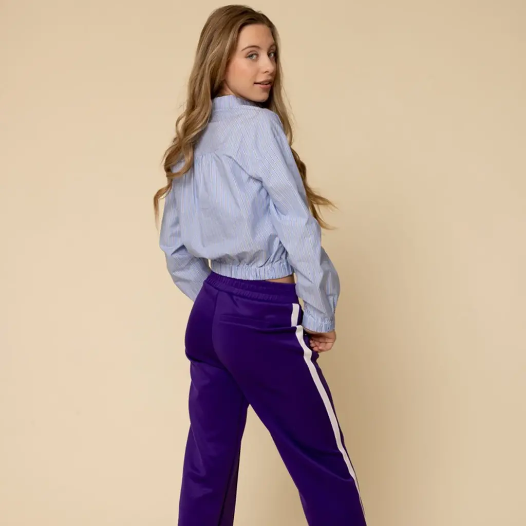 Broek shiny (violet)