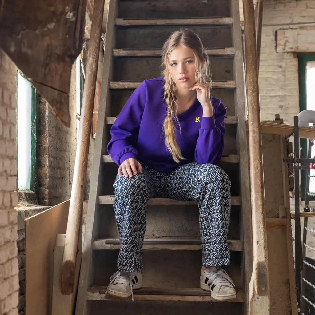 Broek (clover jaquard)