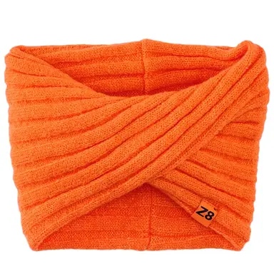 Gebreide sjaal Indi (orange tiger)