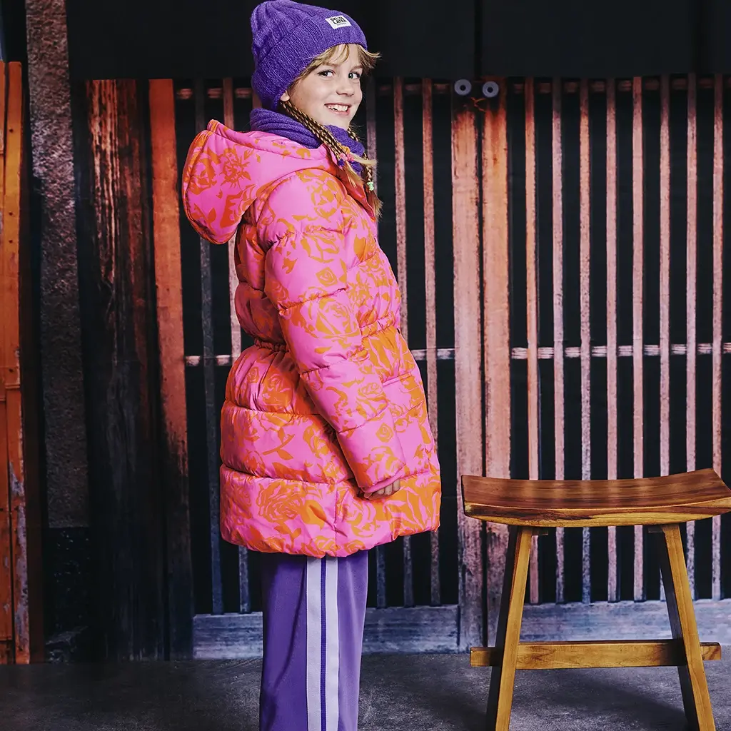 Gebreide sjaal Indi (purple chill)
