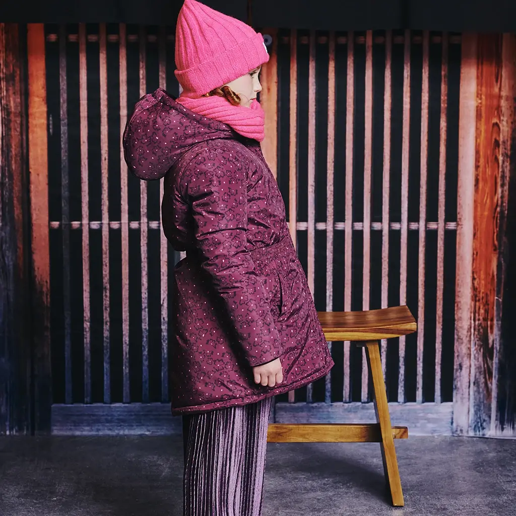 Gebreide sjaal Indi (neon pink)