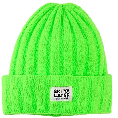 Gebreide muts Rune(green gecko)