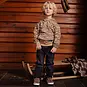 LEVV Trui hoodie Vince (aop sand graphic)