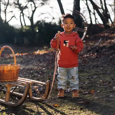 Trui hoodie Viggo (red)