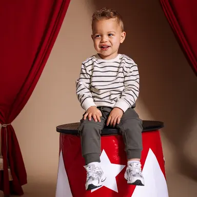 Trui Ilyas (aop grey stripe)