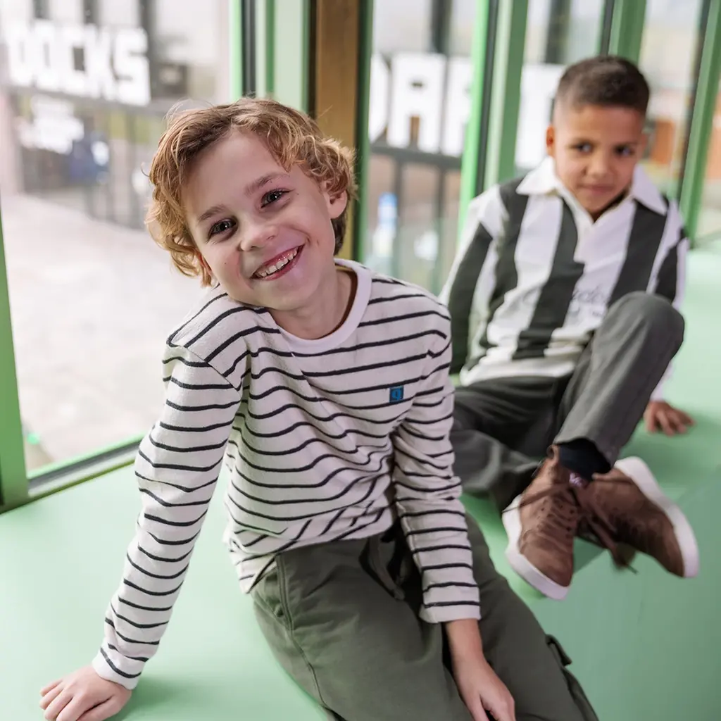 Longsleeve Halbert (aop grey stripe)