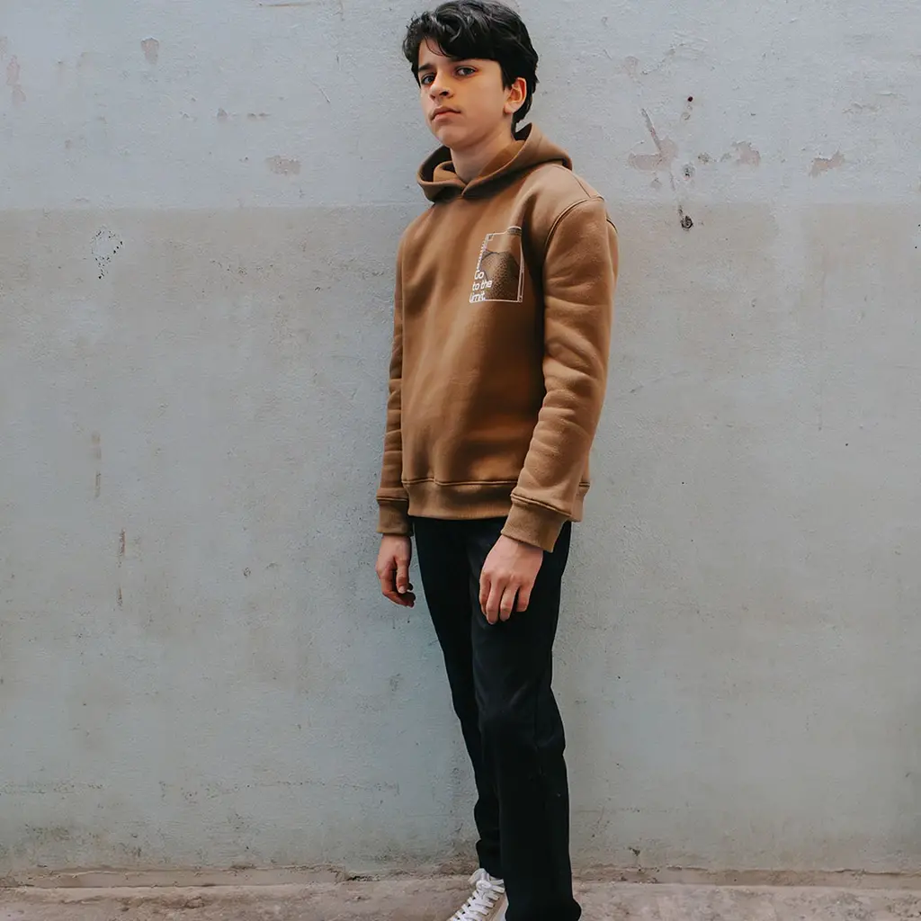 Trui hoodie Niall (otter)