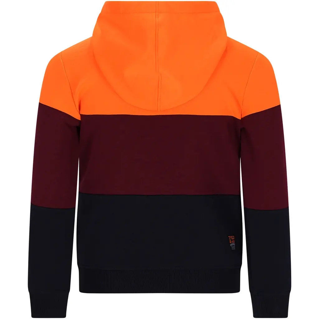 Trui hoodie Hessel (maroon)