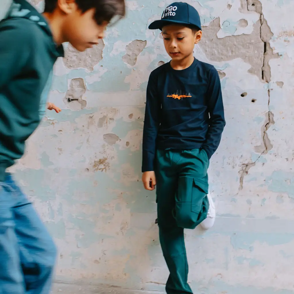 Longsleeve Mees (navy)