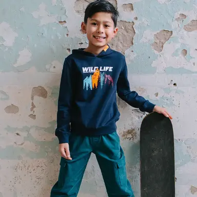 Trui hoodie Henk (navy)