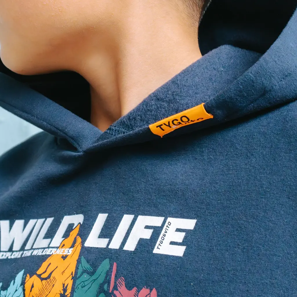 Trui hoodie Henk (navy)