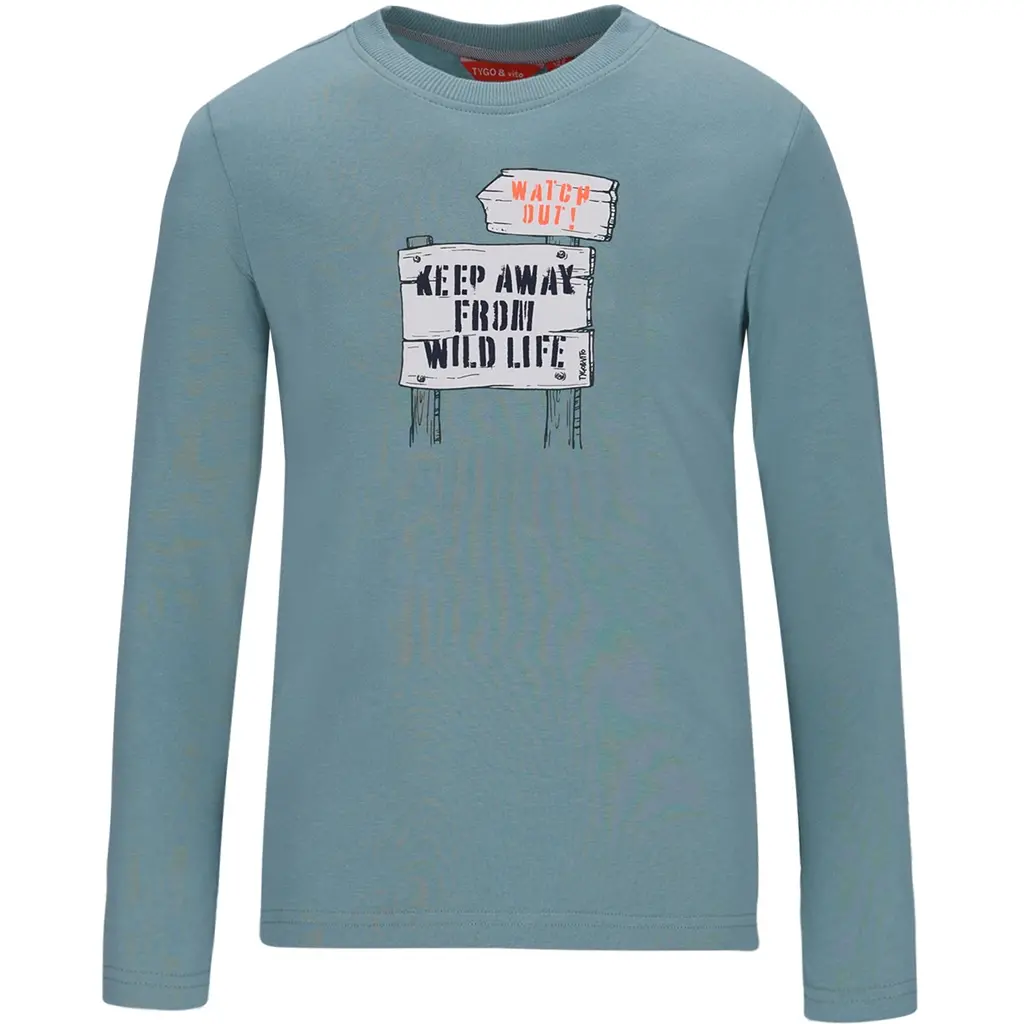 Longsleeve Max (mineral blue)