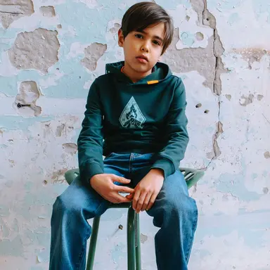 Trui hoodie Hobie (storm green)