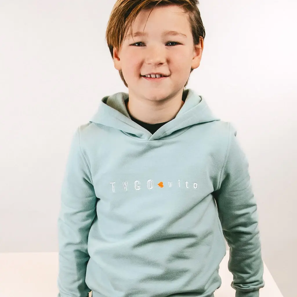 Trui hoodie (surf blue)