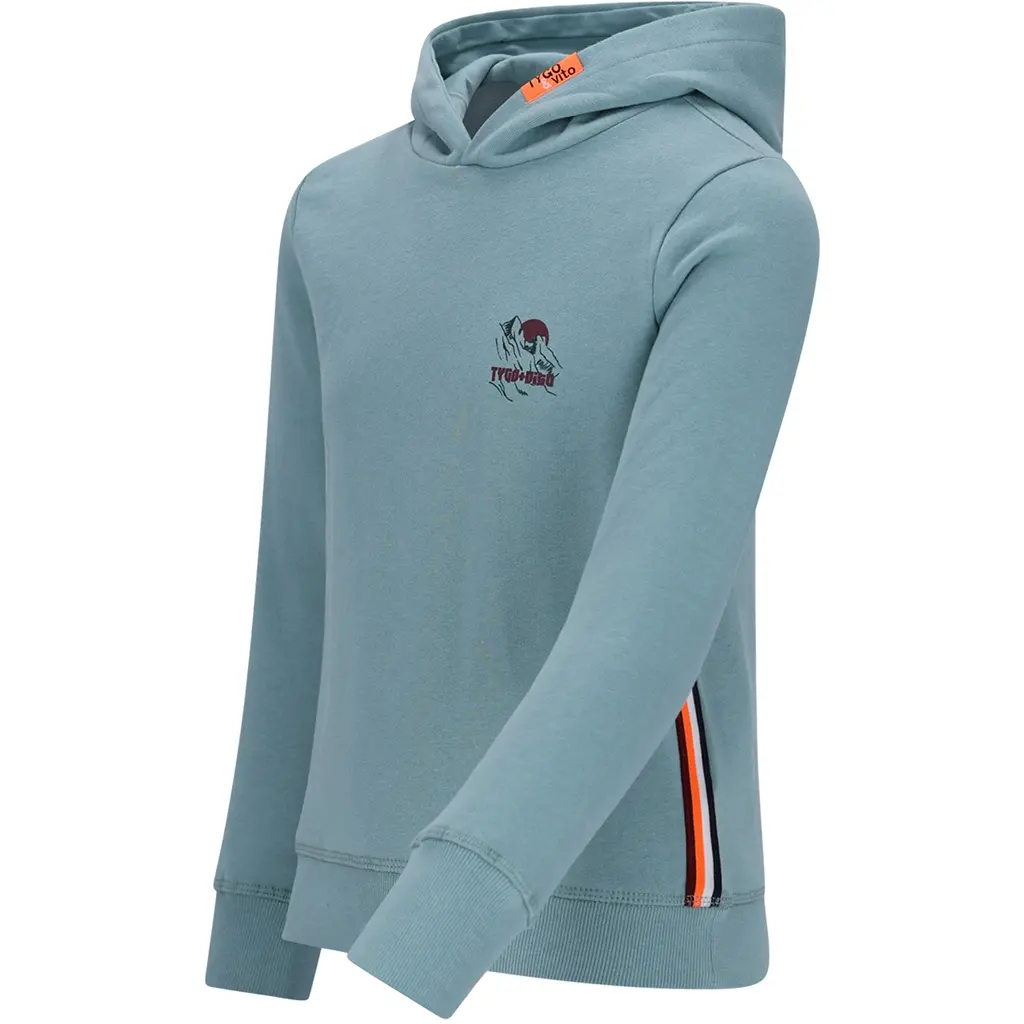 Trui hoodie Hank (mineral blue)