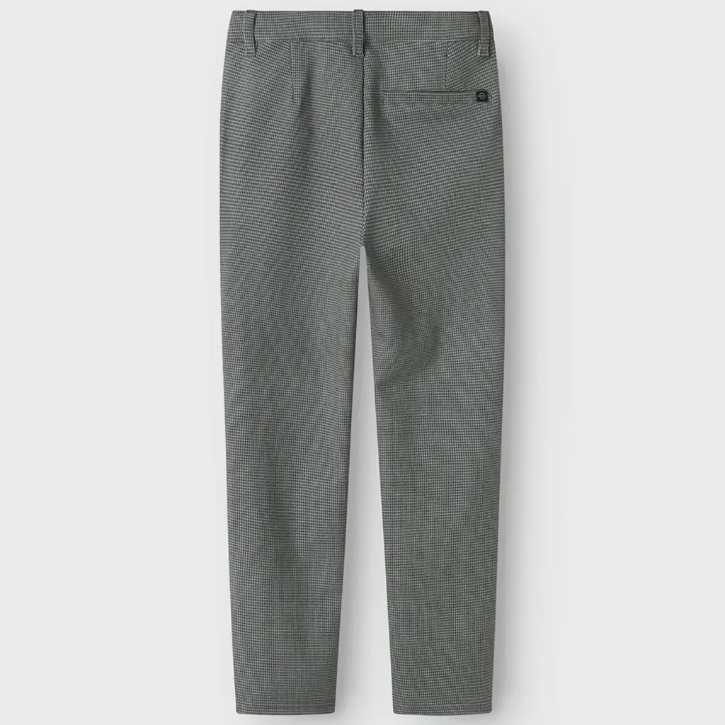 Nette broek COMFORT Silas (medium grey melange checks)