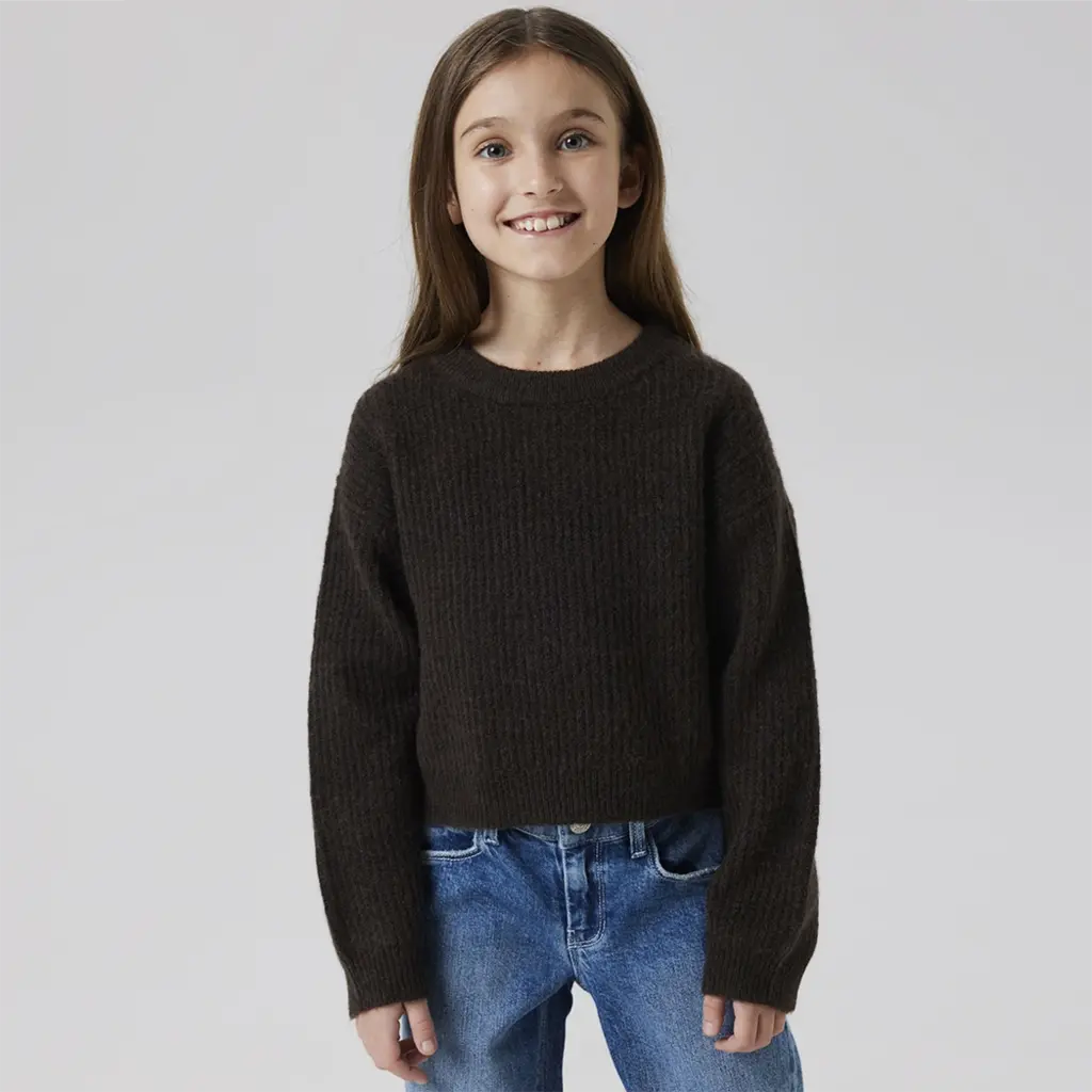 Gebreide trui Holly (dark grey melange)