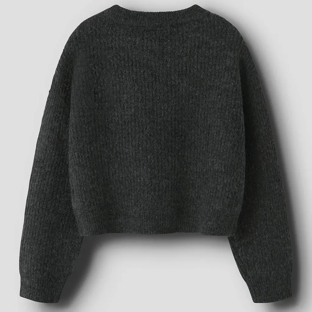 Gebreide trui Holly (dark grey melange)