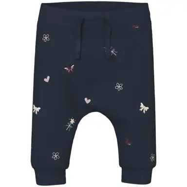 Broekje Vandora (navy blazer flowers/hearts)