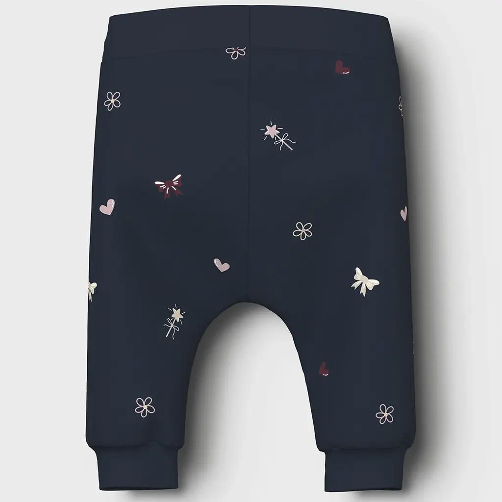 Broekje Vandora (navy blazer flowers/hearts)