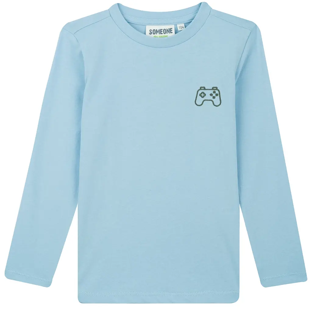 Longsleeve Gameover (light blue)