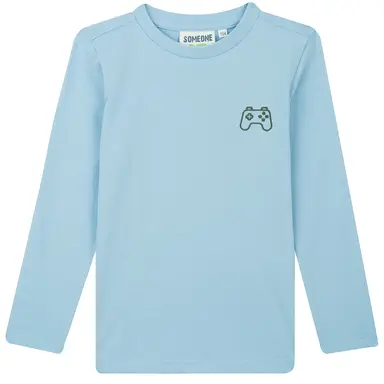 Longsleeve Gameover (light blue)