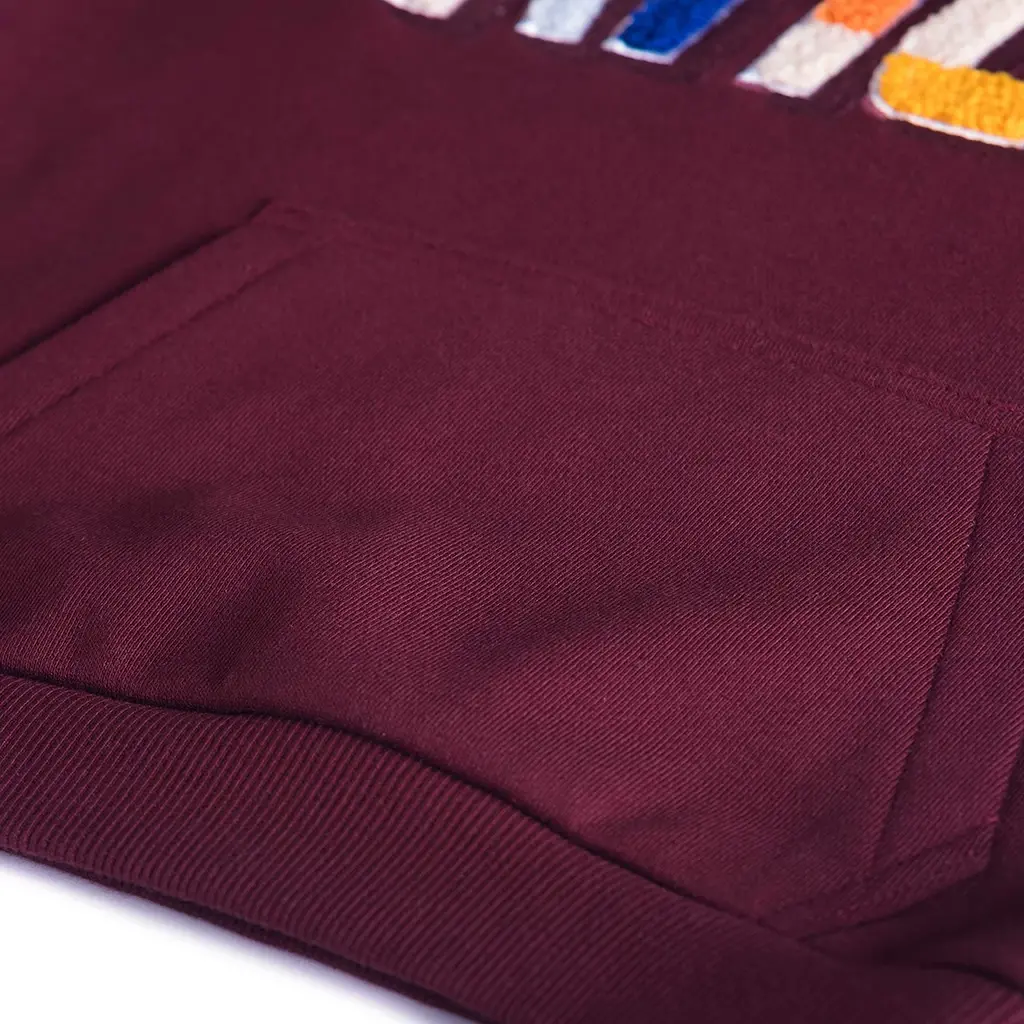 Trui hoodie Gaston (bordeaux)