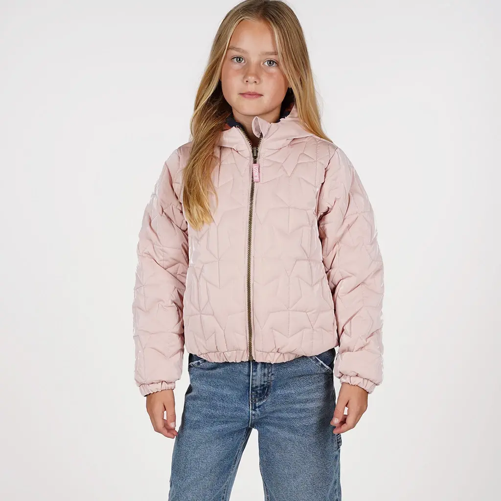 Winterjas Jessie REVERSIBLE (coral blush)