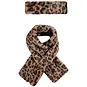 B.Nosy Haarband en sjaal fake fur (winter panther)