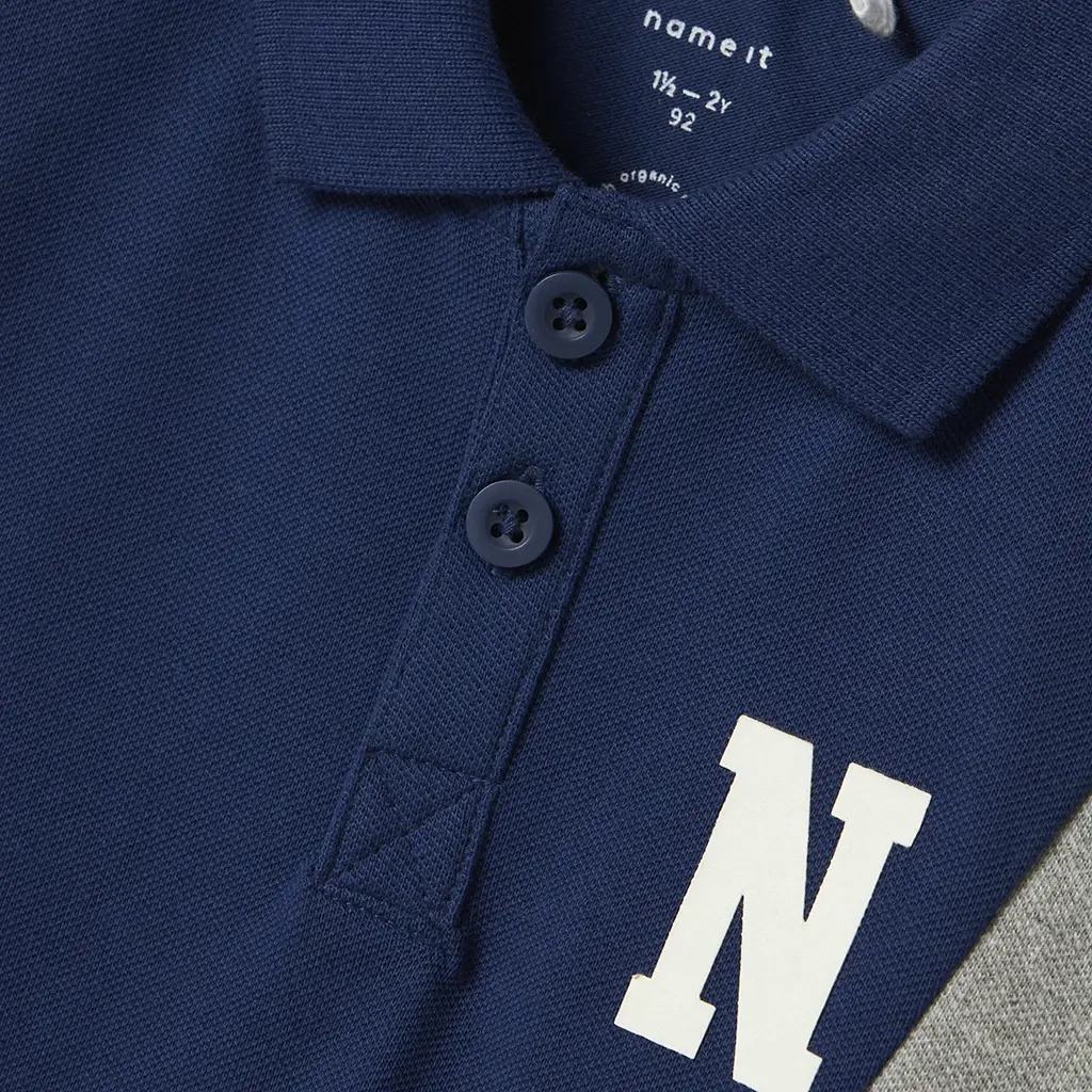 Trui polo Norwin (blue print)