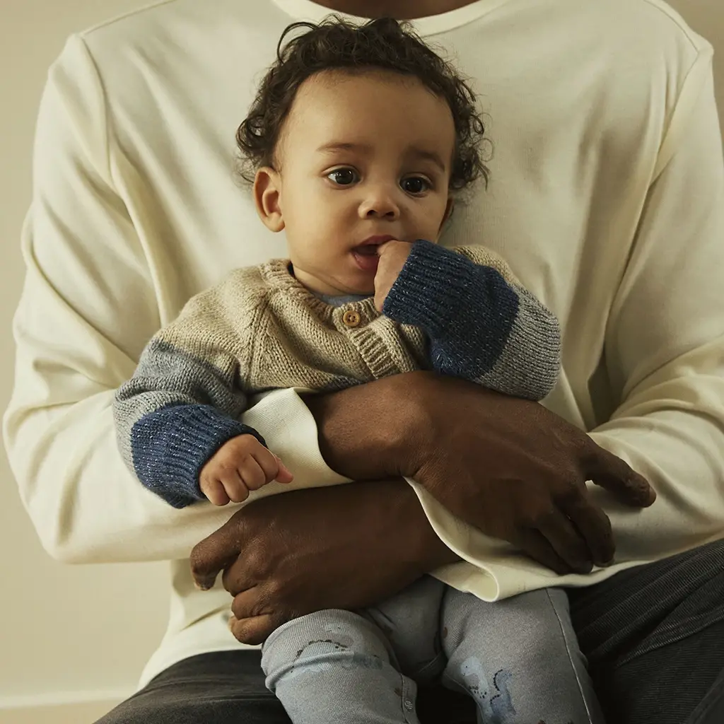 Gebreid vestje Noller (insignia blue)