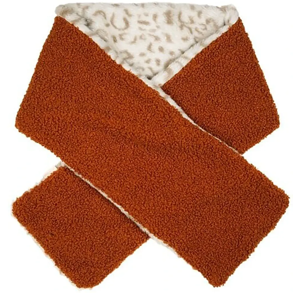 Sjaal REVERSIBLE (rust)