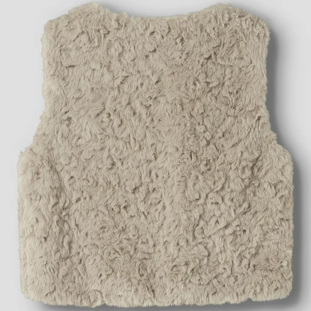 Gilet fake fur Nano (island fossil)