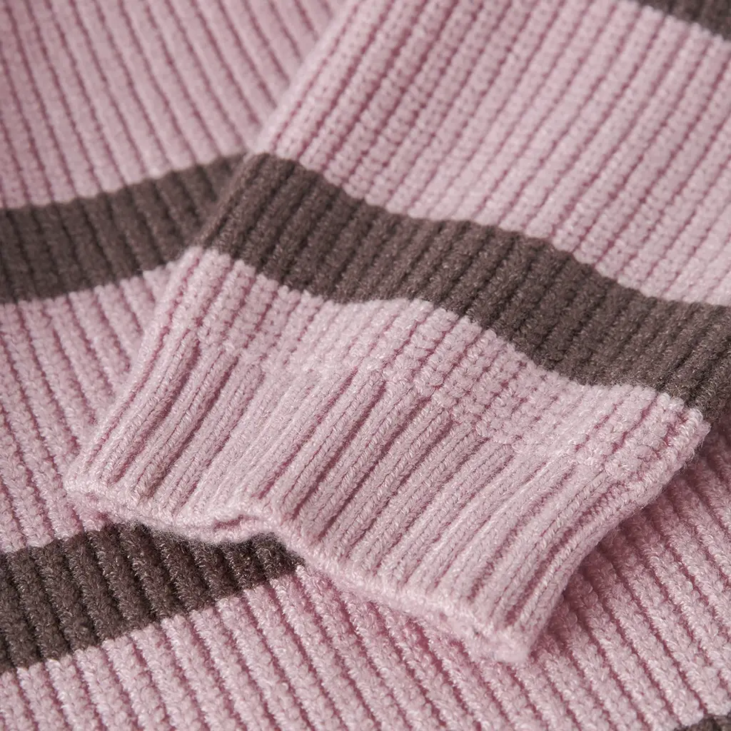 Gebreide trui Vnilla (burnished lilac/peppercorn stripe)