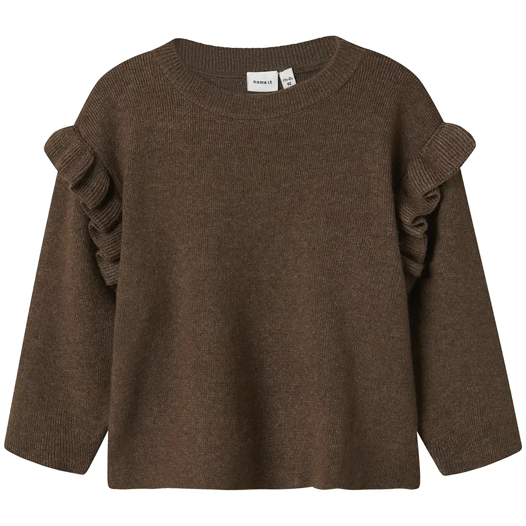 OP=OP! Gebreide trui Nalia (peppercorn)