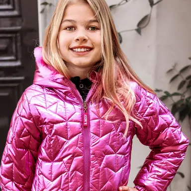 Winterjas Jessie REVERSIBLE (ruby rose)