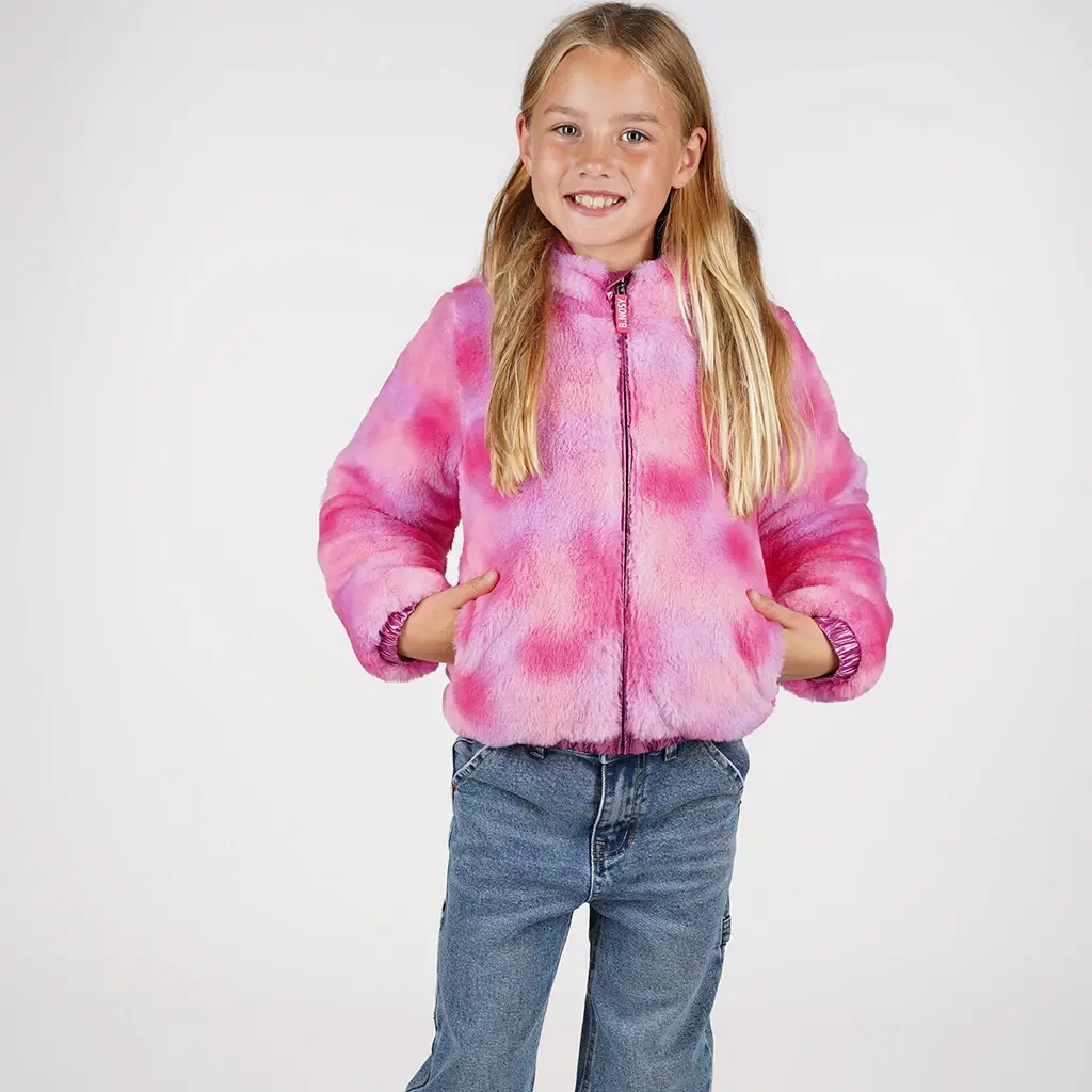 Winterjas Jessie REVERSIBLE (ruby rose)