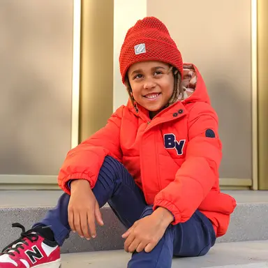 Winterjas Jeff (orange glo)