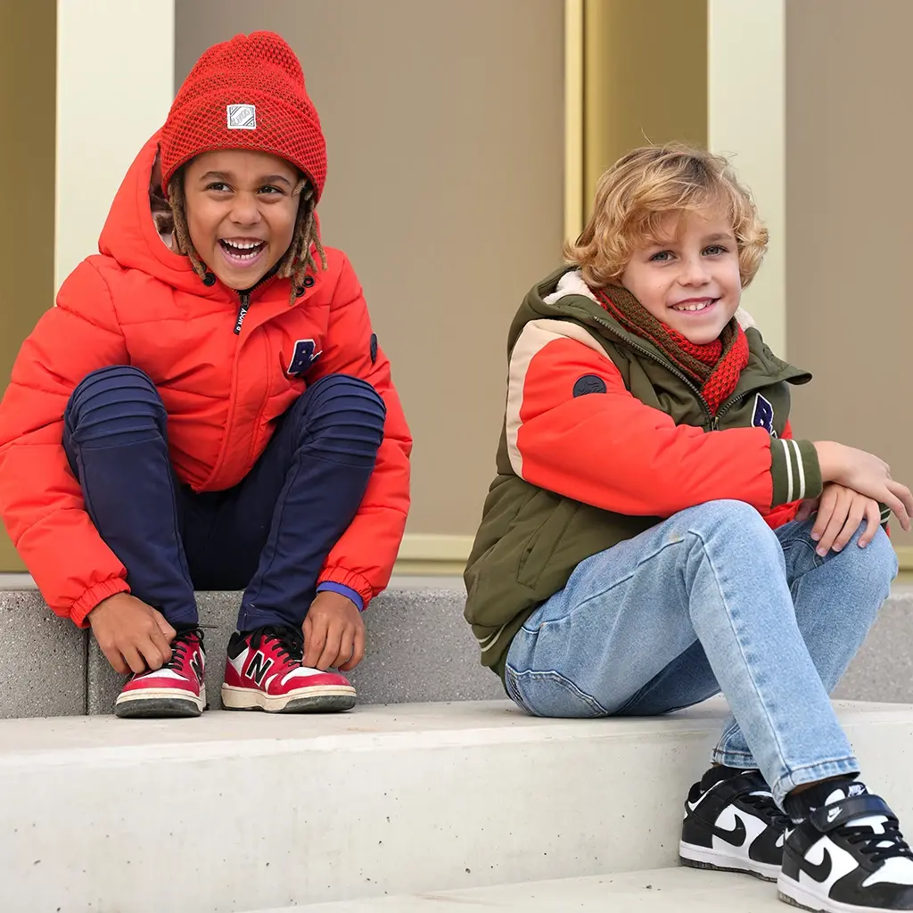 Winterjas Jeff (orange glo)