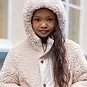 Like Flo Winterjas Ariana REVERSIBLE (metallic lt. gold)