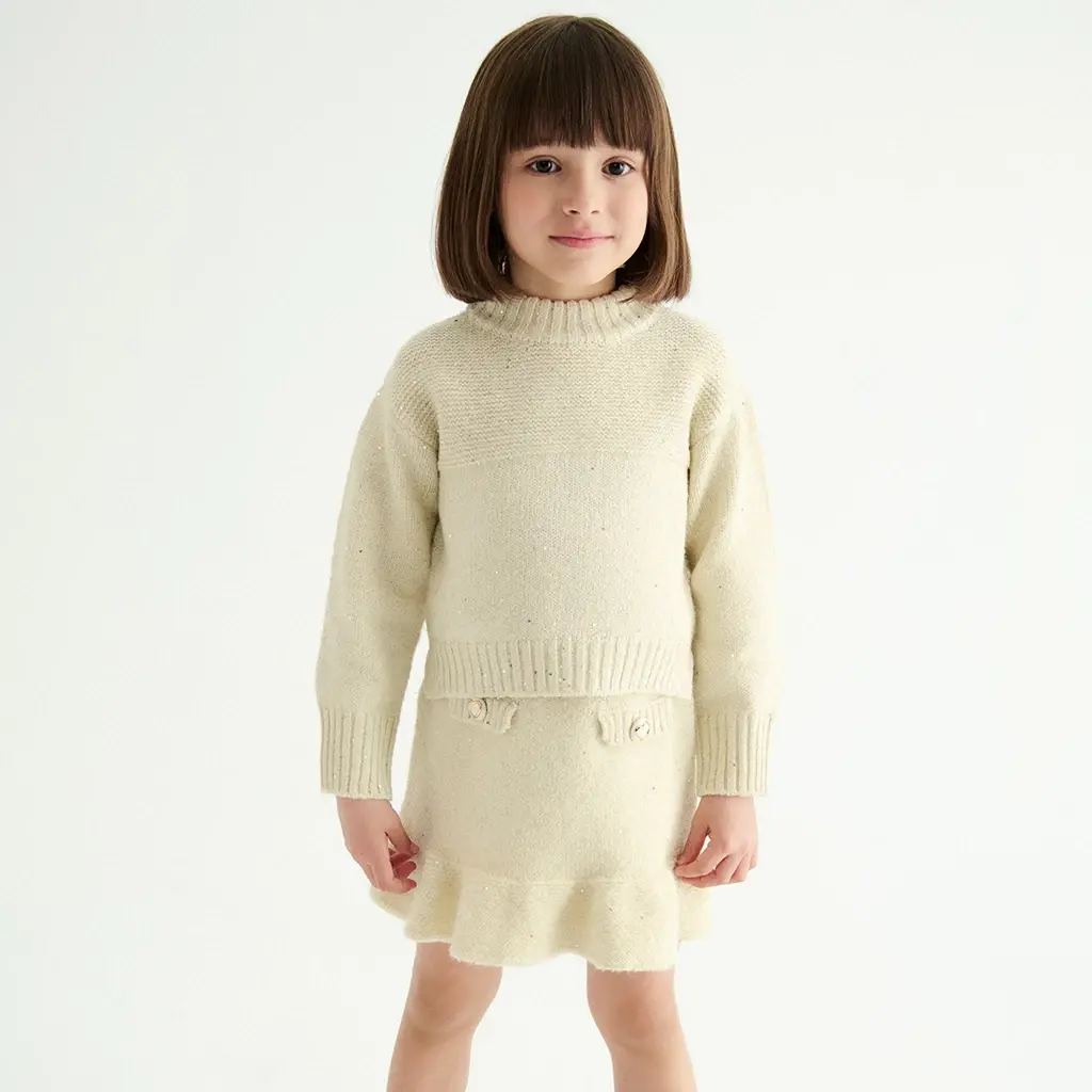 Tweedelig setje gebreid (oat)