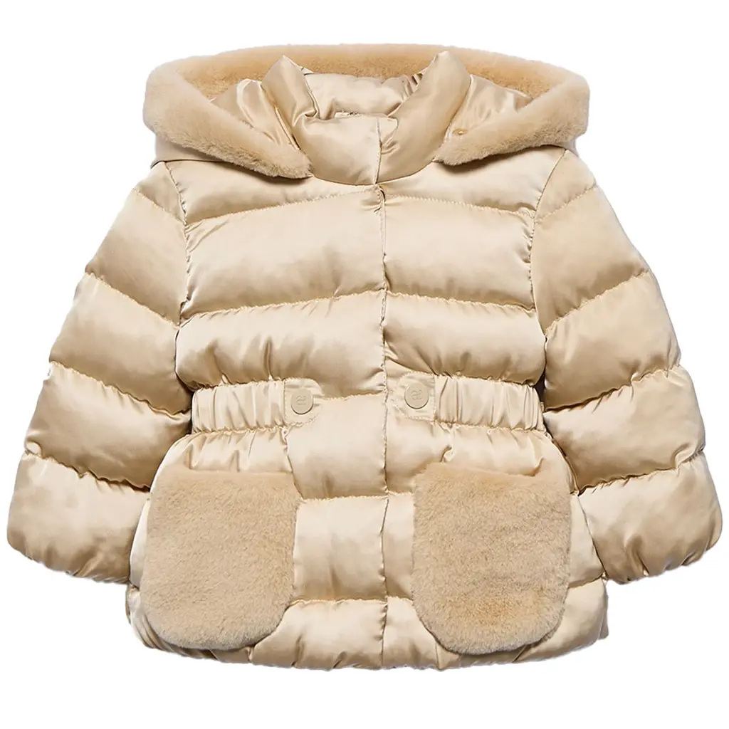 Winterjasje satin (almond)