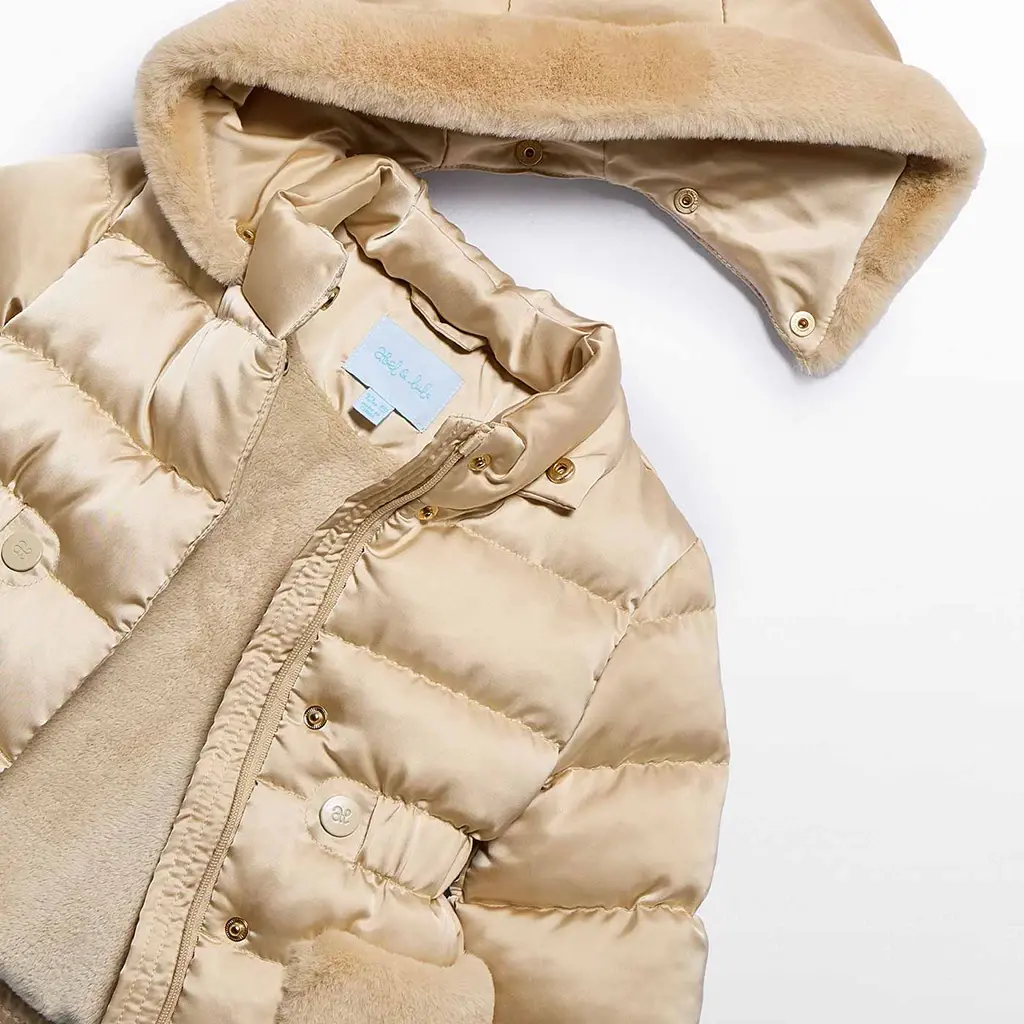 Winterjasje satin (almond)