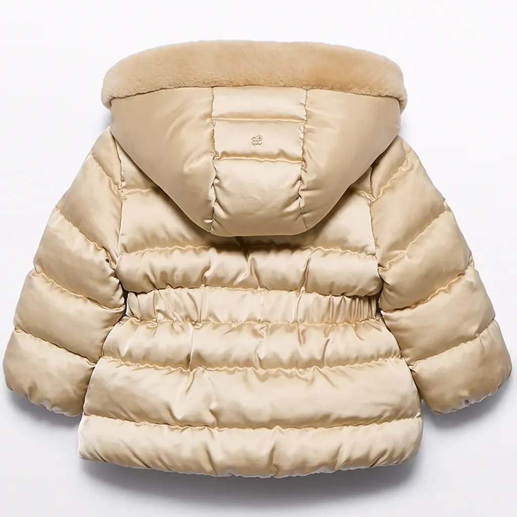 Winterjasje satin (almond)